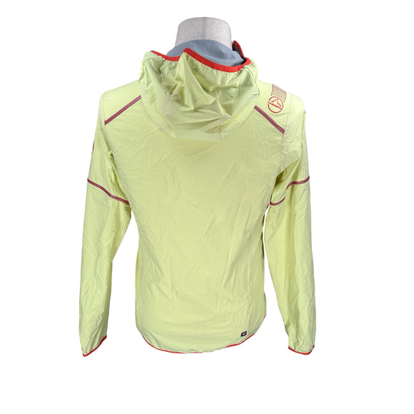 La Sportiva Koro Jacket Women’s Medium Cherry Tomato Zest Hood Zip Puffer Hybrid - Picture 4 of 9